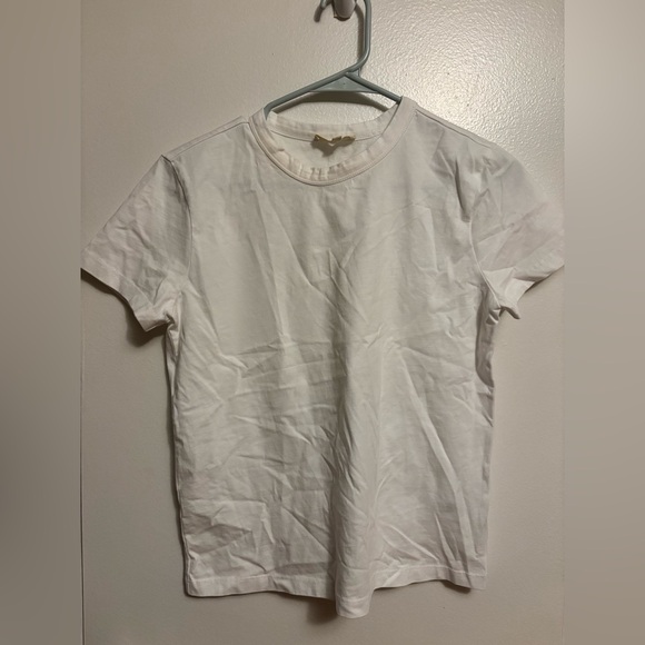 NWT Women’s Sz XXS White Madewell Cotton Perfect Crewneck Tee - Picture 2 of 5